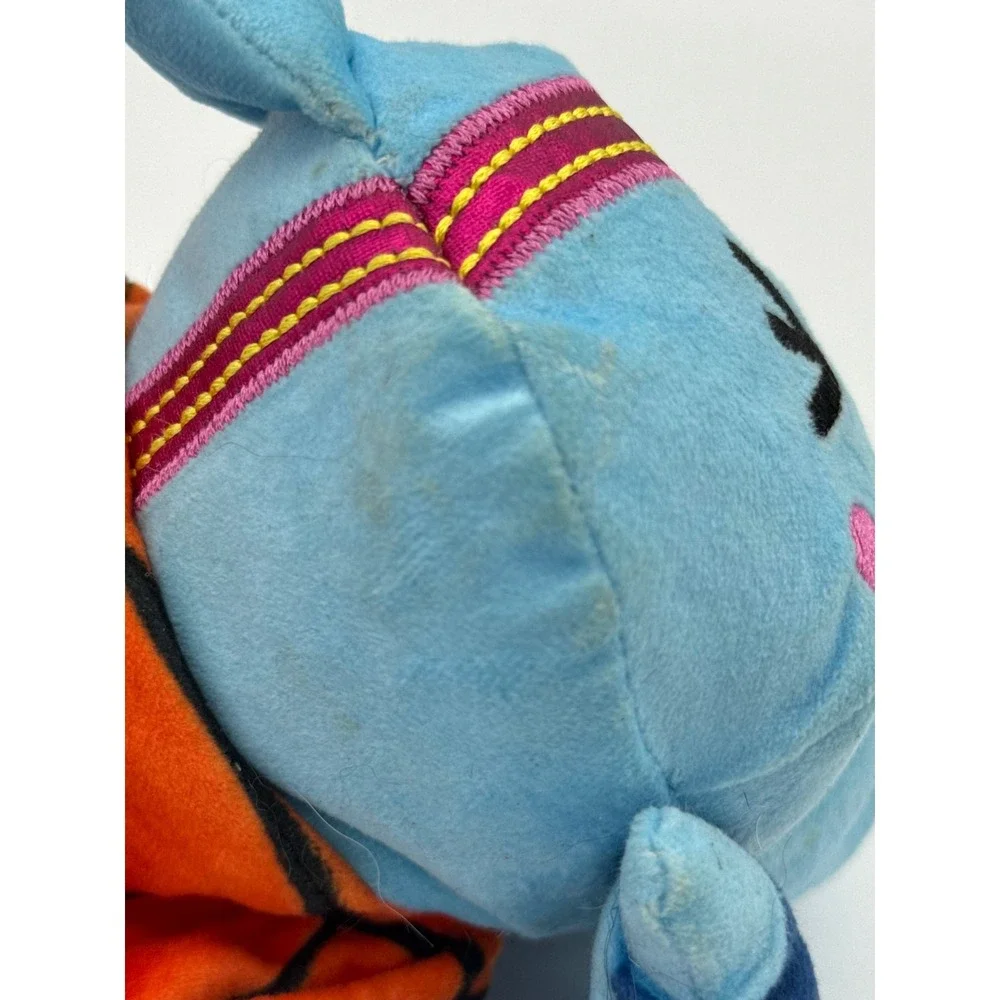 Bark Basketball Cat Plush Dog Toy Unisex Small Blue Orange Sports BarkBox